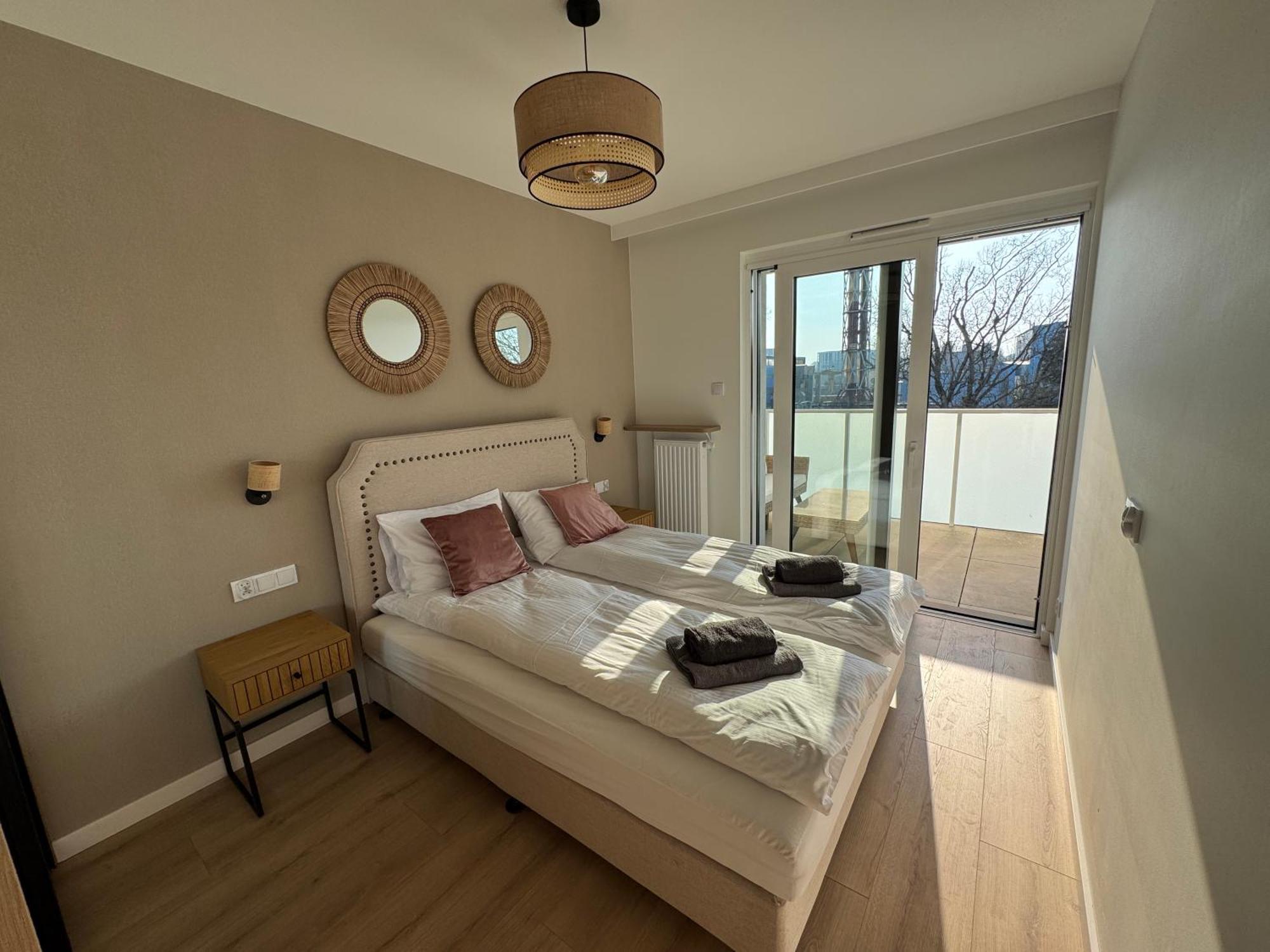 Apartament 4summer Golden Dune - Parking, Przestronne Mieszkanie 50m2, Caly Do Dyspozycji, Duzy Taras Z Pieknym Zachodem Slonca Parkplatz, Geraeumige Mit 50 M2, Ganzes Zur Verfuegung, Grosse Terrasse Mit Wunderschoenem Sonnenunterga